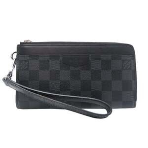 Louis Vuitton Zippy Dragonne Men's Long Wallet N60379 (Discontinued) Damier G...